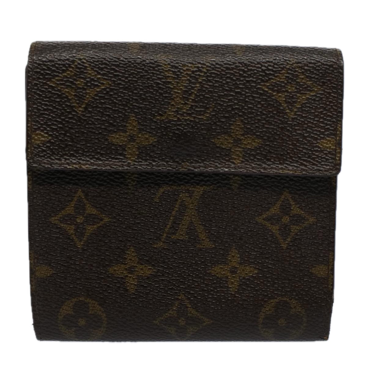 LOUIS VUITTON Monogram Portefeuille Elise Wallet M61654 LV Auth bs9450