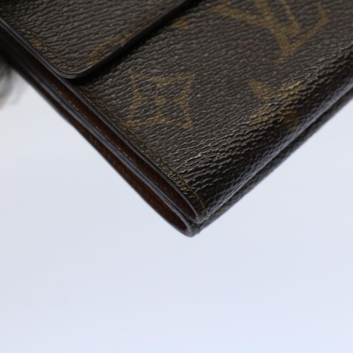 LOUIS VUITTON Monogram Portefeuille Elise Wallet M61654 LV Auth bs9451