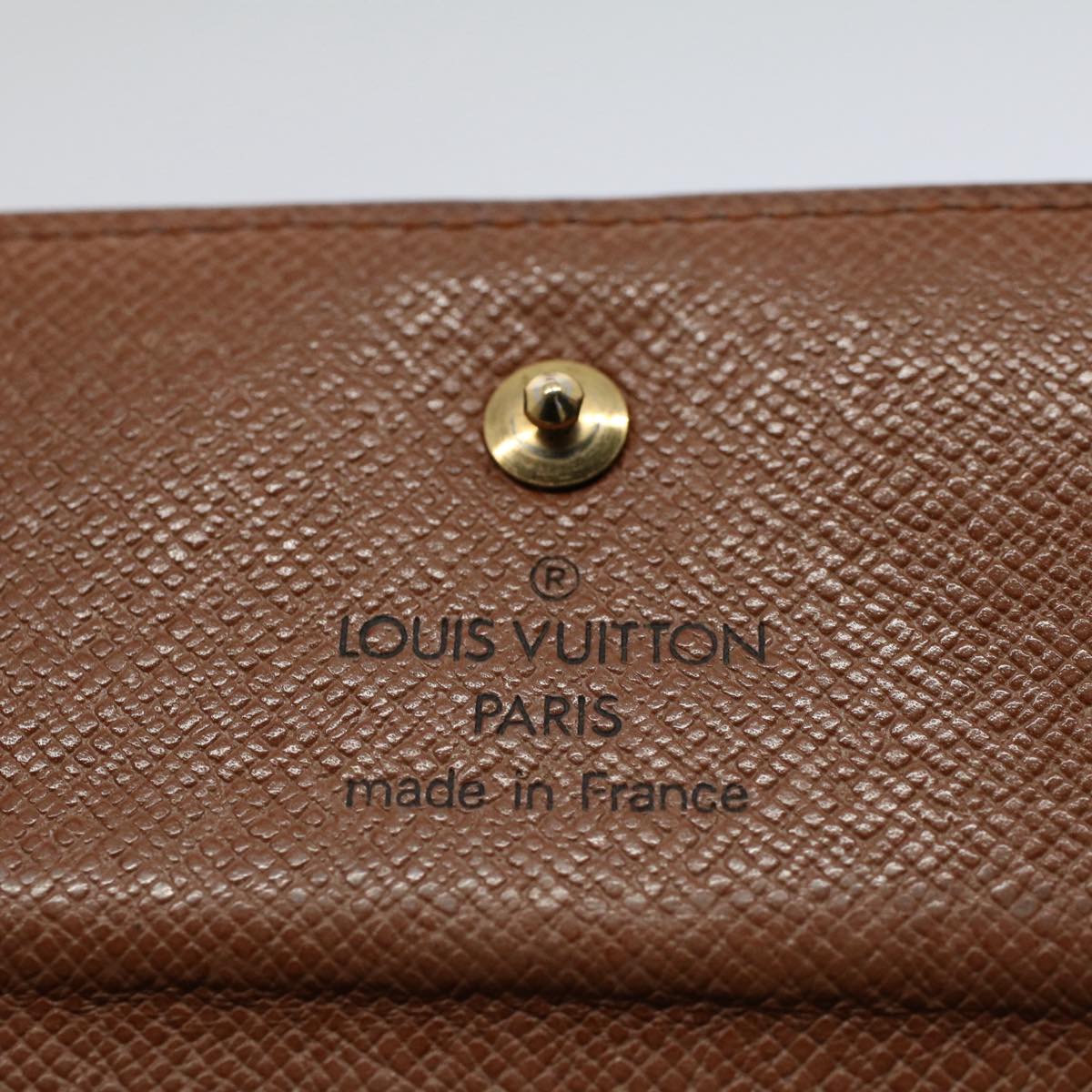 LOUIS VUITTON Monogram Portefeuille Elise Wallet M61654 LV Auth bs9451