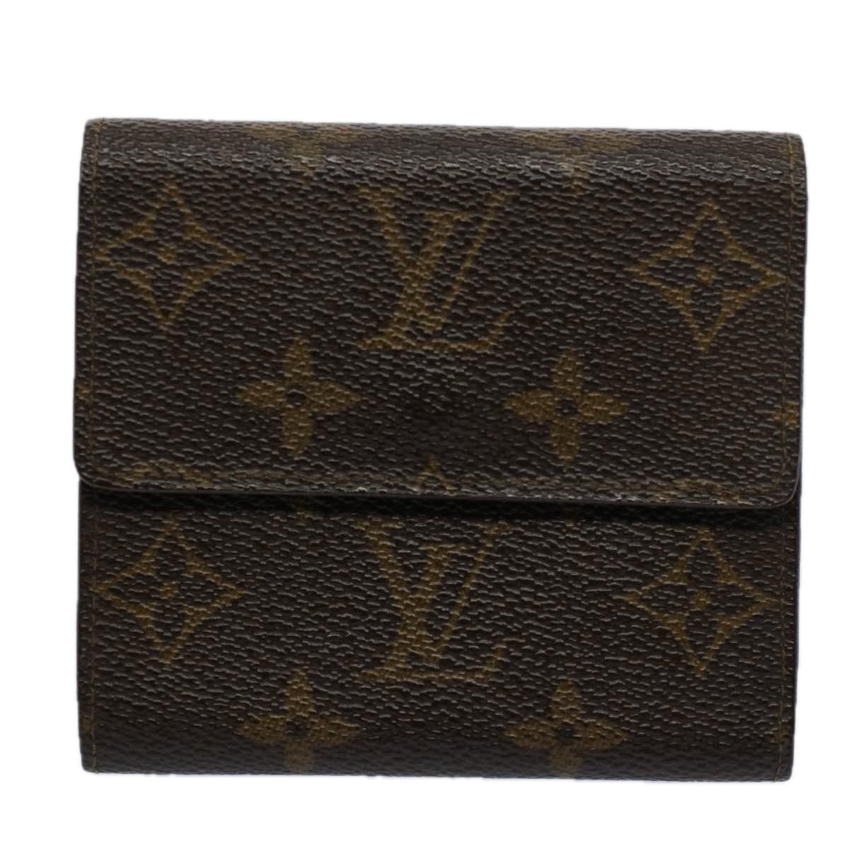 LOUIS VUITTON Monogram Portefeuille Elise Wallet M61654 LV Auth bs9451