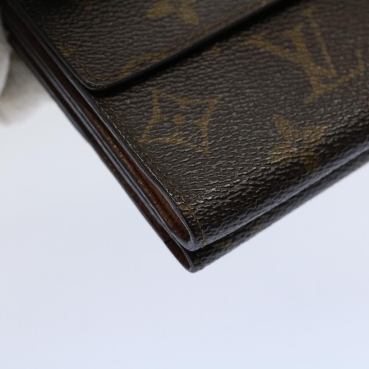 LOUIS VUITTON Monogram Portefeuille Elise Wallet M61654 LV Auth bs9451