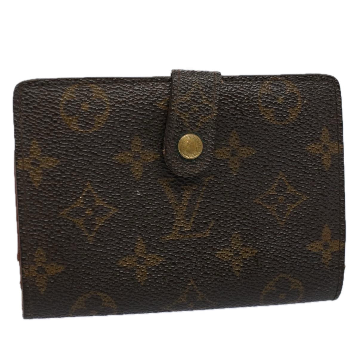 LOUIS VUITTON Monogram Porte Monnaie Billets Viennois Wallet M61663 Auth bs9452