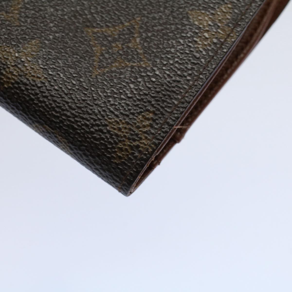 LOUIS VUITTON Monogram Porte Monnaie Billets Viennois Wallet M61663 Auth bs9452