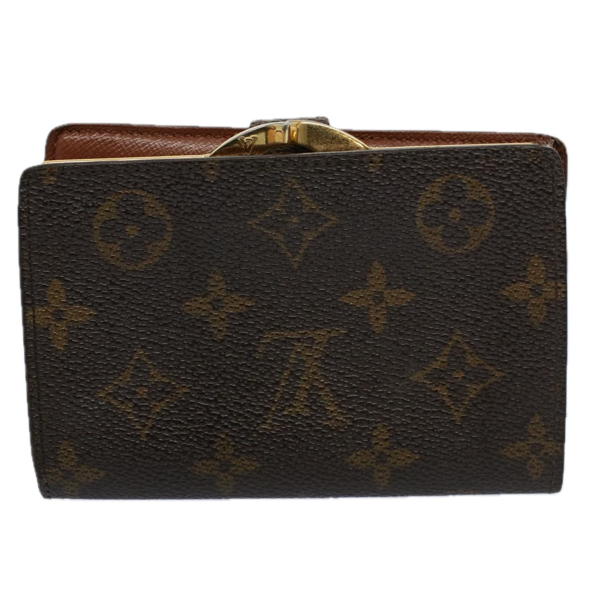 LOUIS VUITTON Monogram Porte Monnaie Billets Viennois Wallet M61663 Auth bs9452