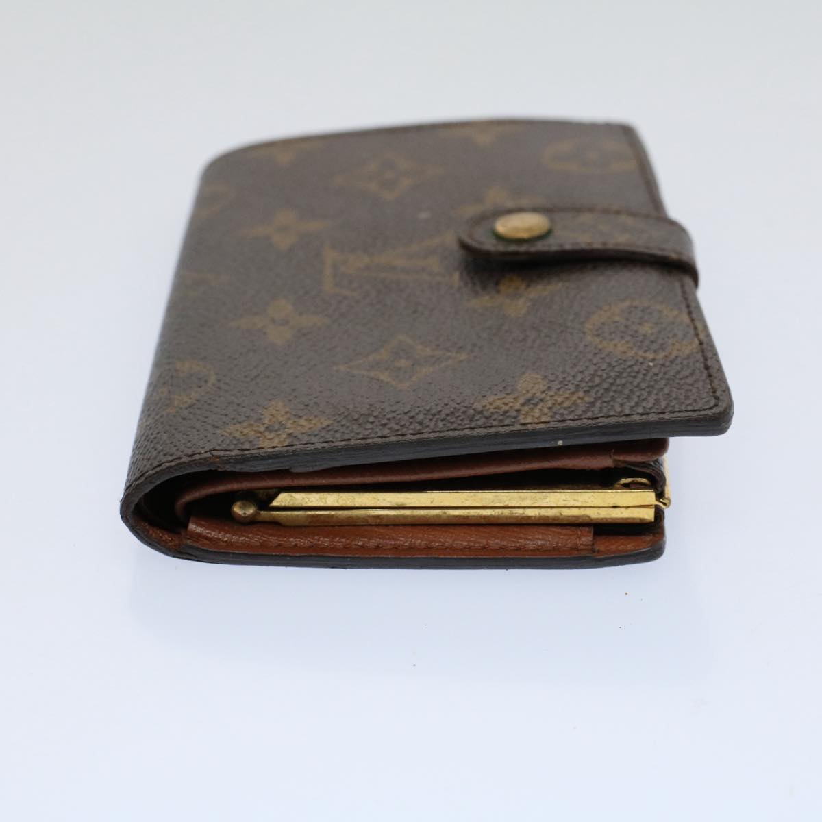 LOUIS VUITTON Monogram Porte Monnaie Billets Viennois Wallet M61663 Auth bs9452