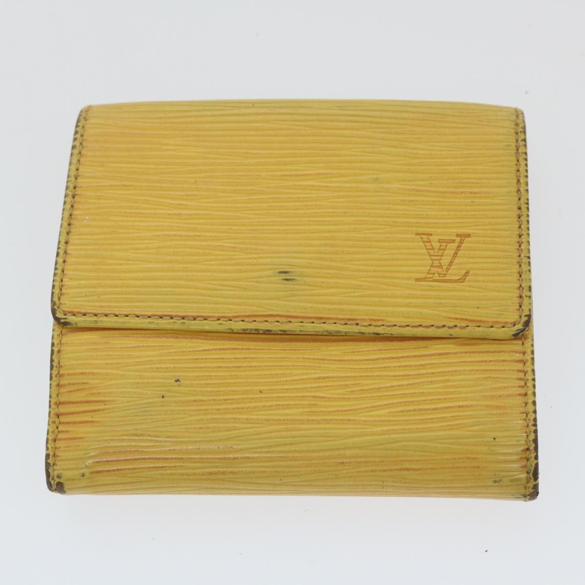 LOUIS VUITTON Monogram Epi Key Case Wallet 6Set Brown Yellow LV Auth bs9467