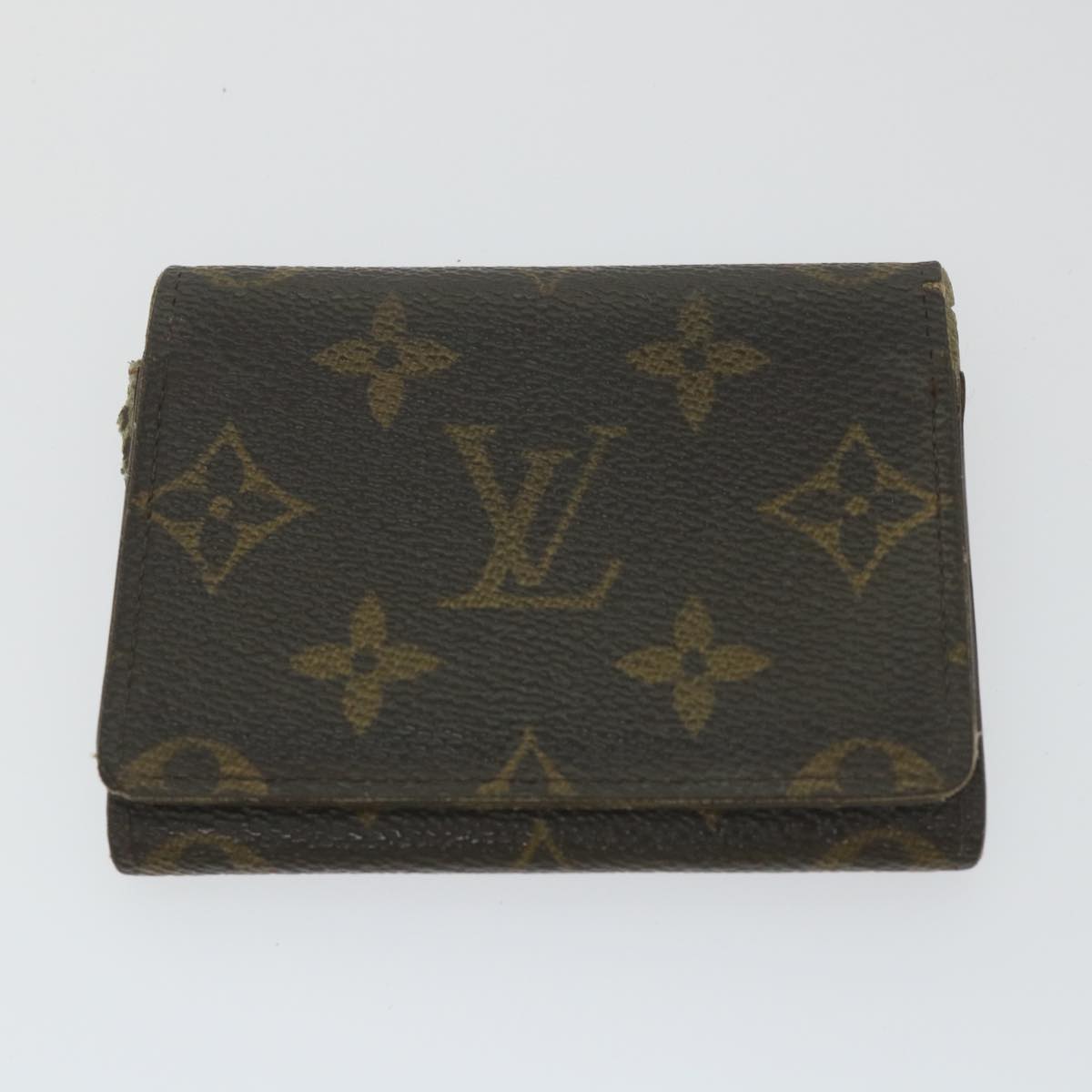 LOUIS VUITTON Monogram Epi Key Case Wallet 6Set Brown Yellow LV Auth bs9467