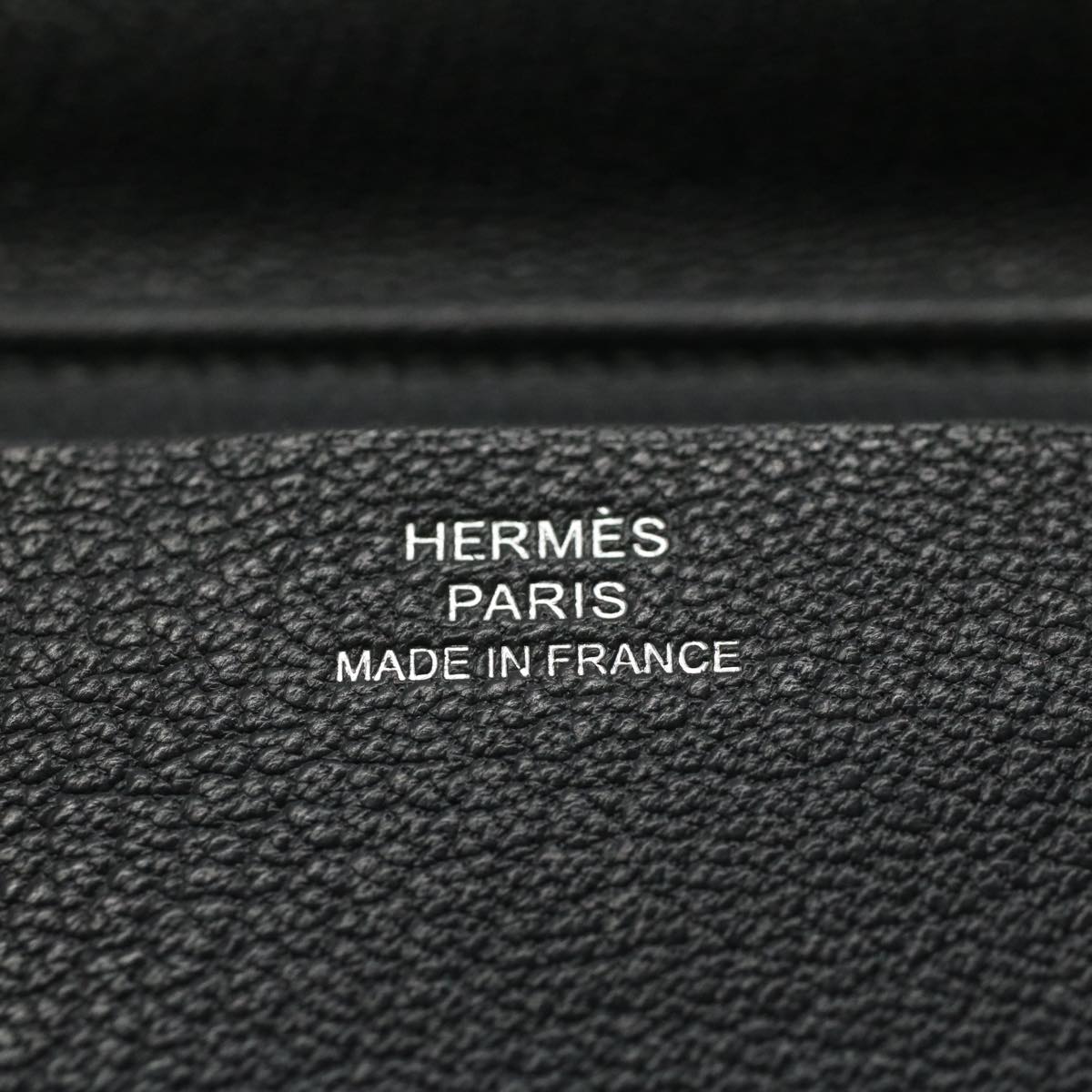 HERMES Agenda Day Planner Cover Leather Gray Auth bs9468