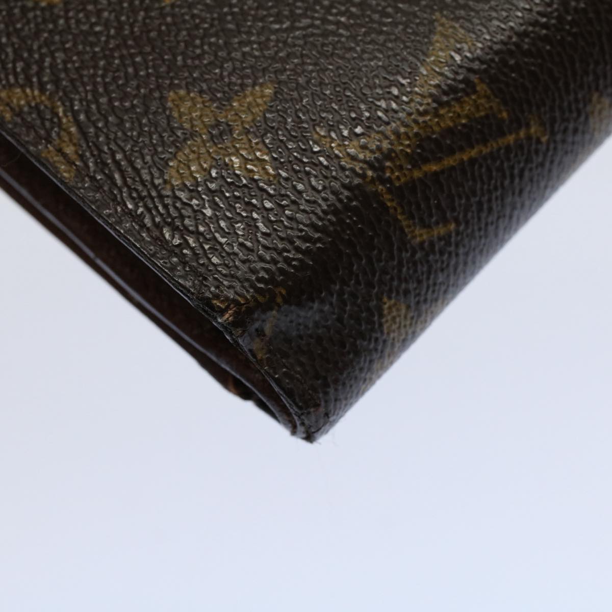 LOUIS VUITTON Monogram Porto Papie Zip Wallet M61207 LV Auth bs9470