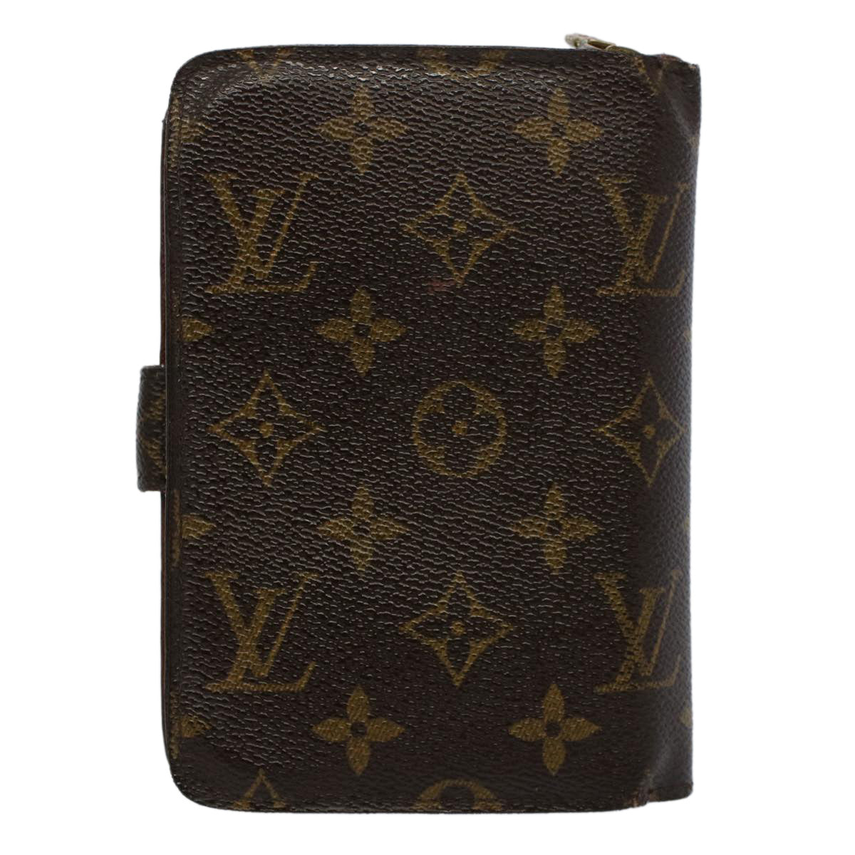 LOUIS VUITTON Monogram Porto Papie Zip Wallet M61207 LV Auth bs9470