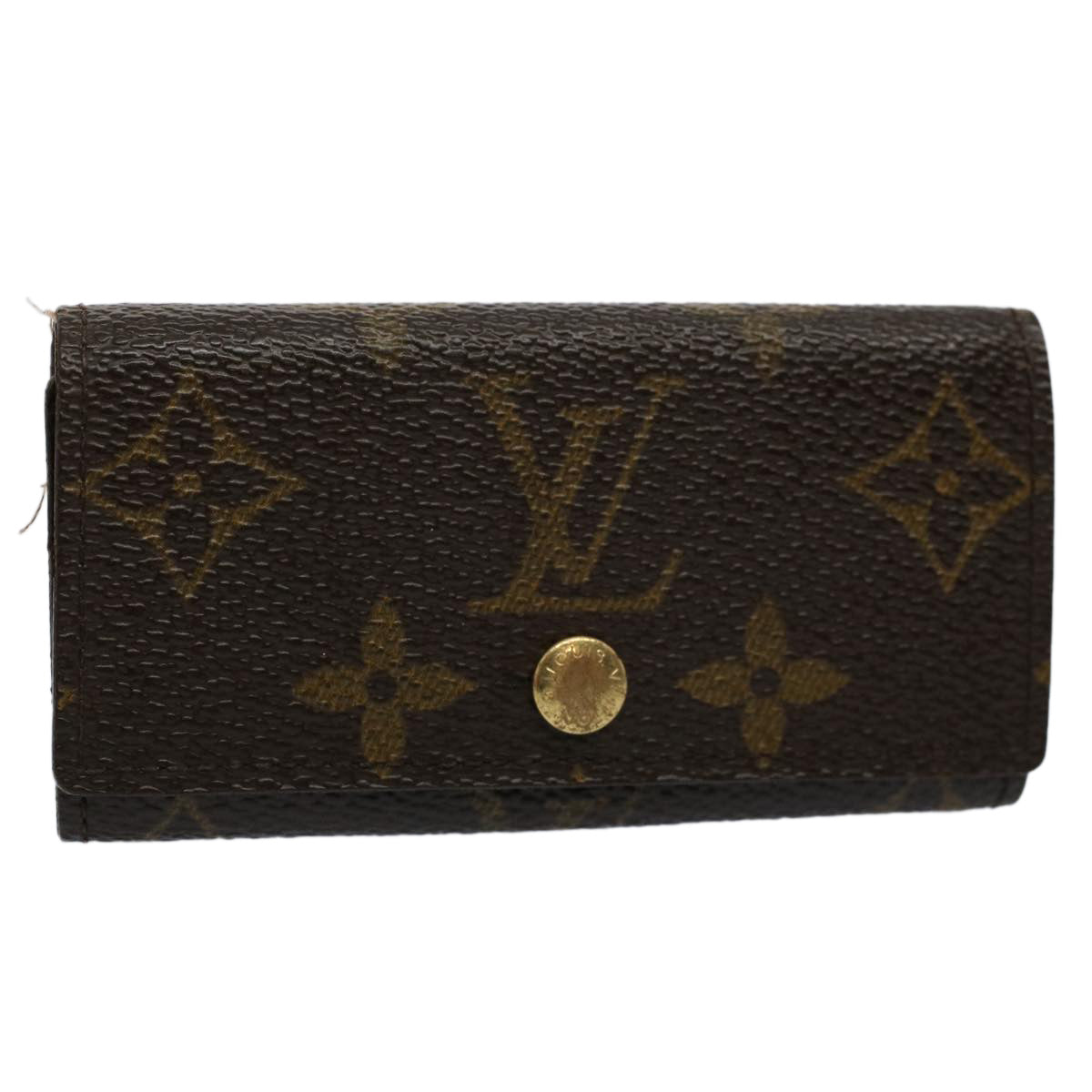 LOUIS VUITTON Monogram Multi Cles 4 Key Case M69517 LV Auth bs9492