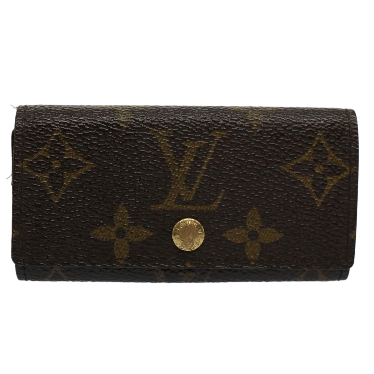 LOUIS VUITTON Monogram Multi Cles 4 Key Case M69517 LV Auth bs9492