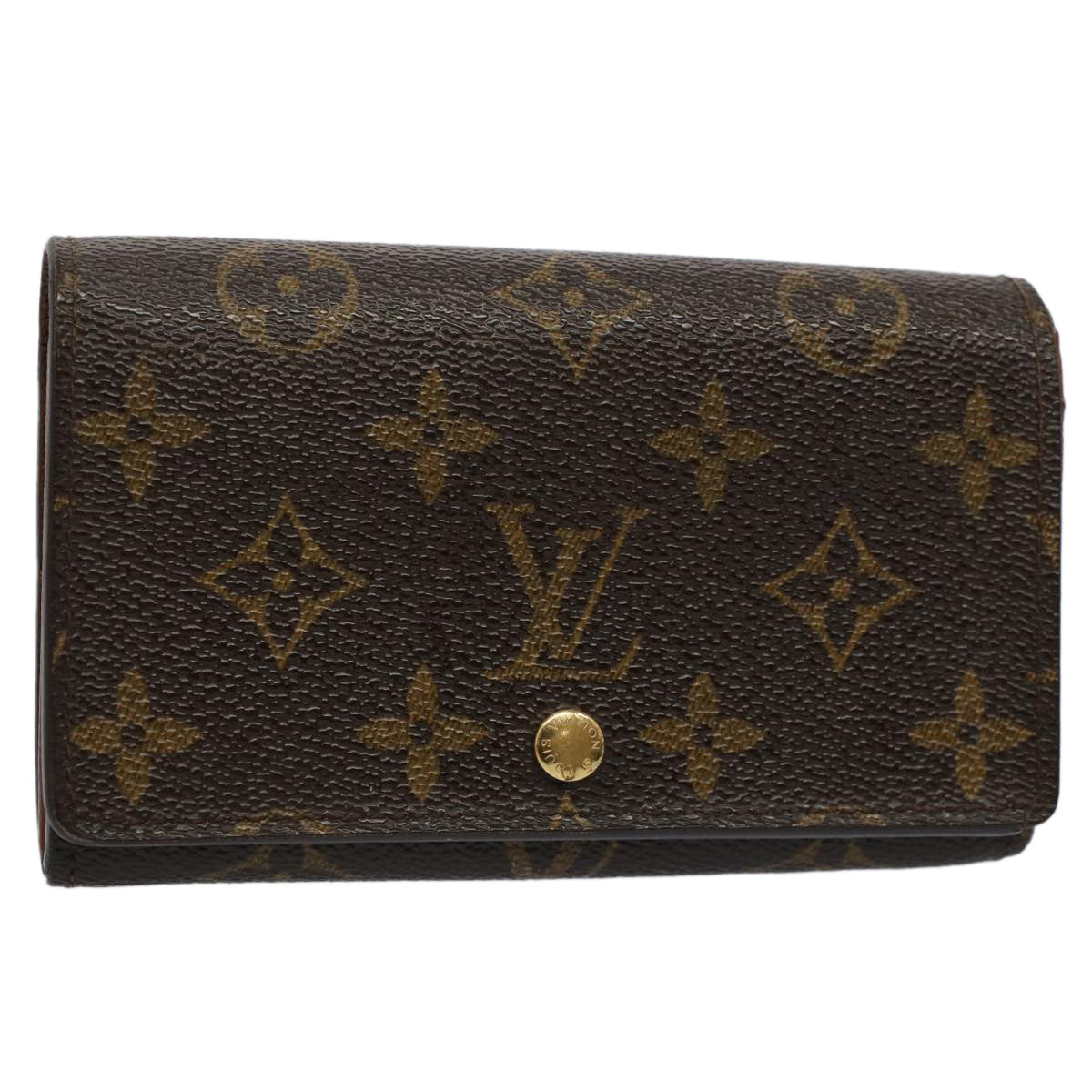 LOUIS VUITTON Monogram Portefeuille Tresol Wallet M61736 LV Auth bs9494