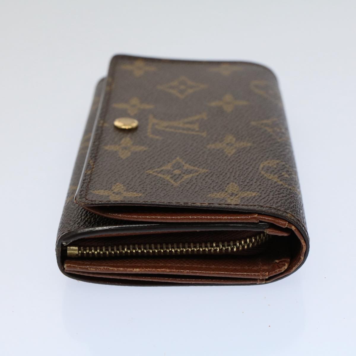 LOUIS VUITTON Monogram Portefeuille Tresol Wallet M61736 LV Auth bs9494