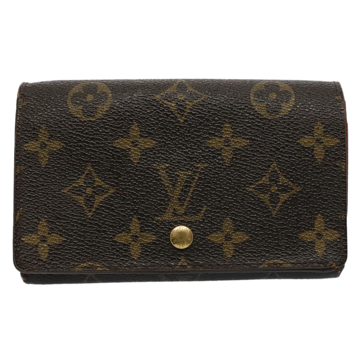 LOUIS VUITTON Monogram Portefeuille Tresol Wallet M61736 LV Auth bs9499