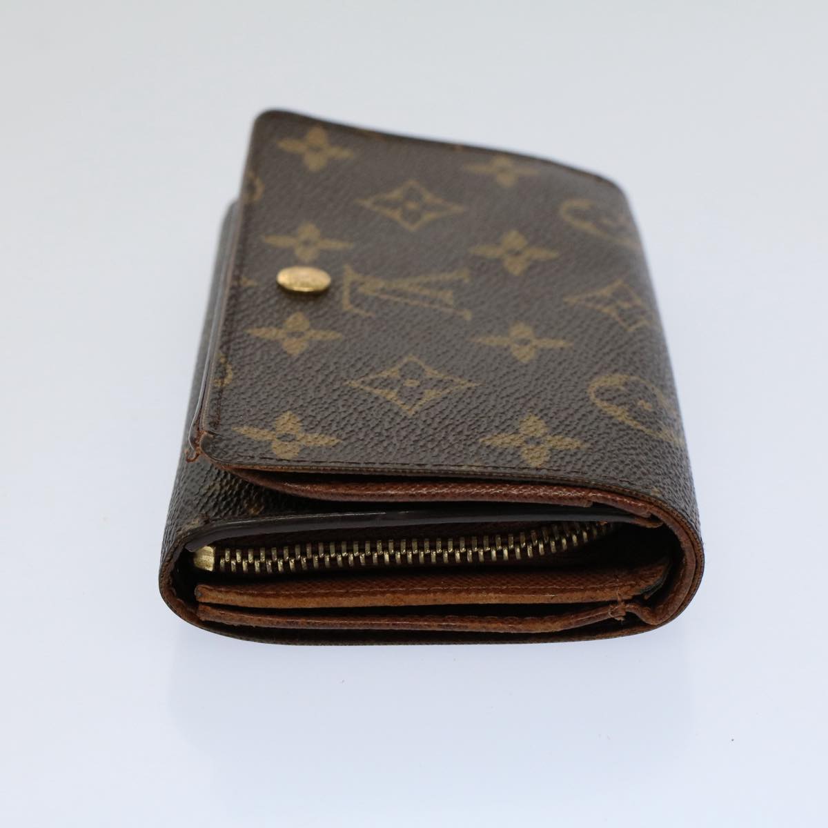 LOUIS VUITTON Monogram Portefeuille Tresol Wallet M61736 LV Auth bs9499