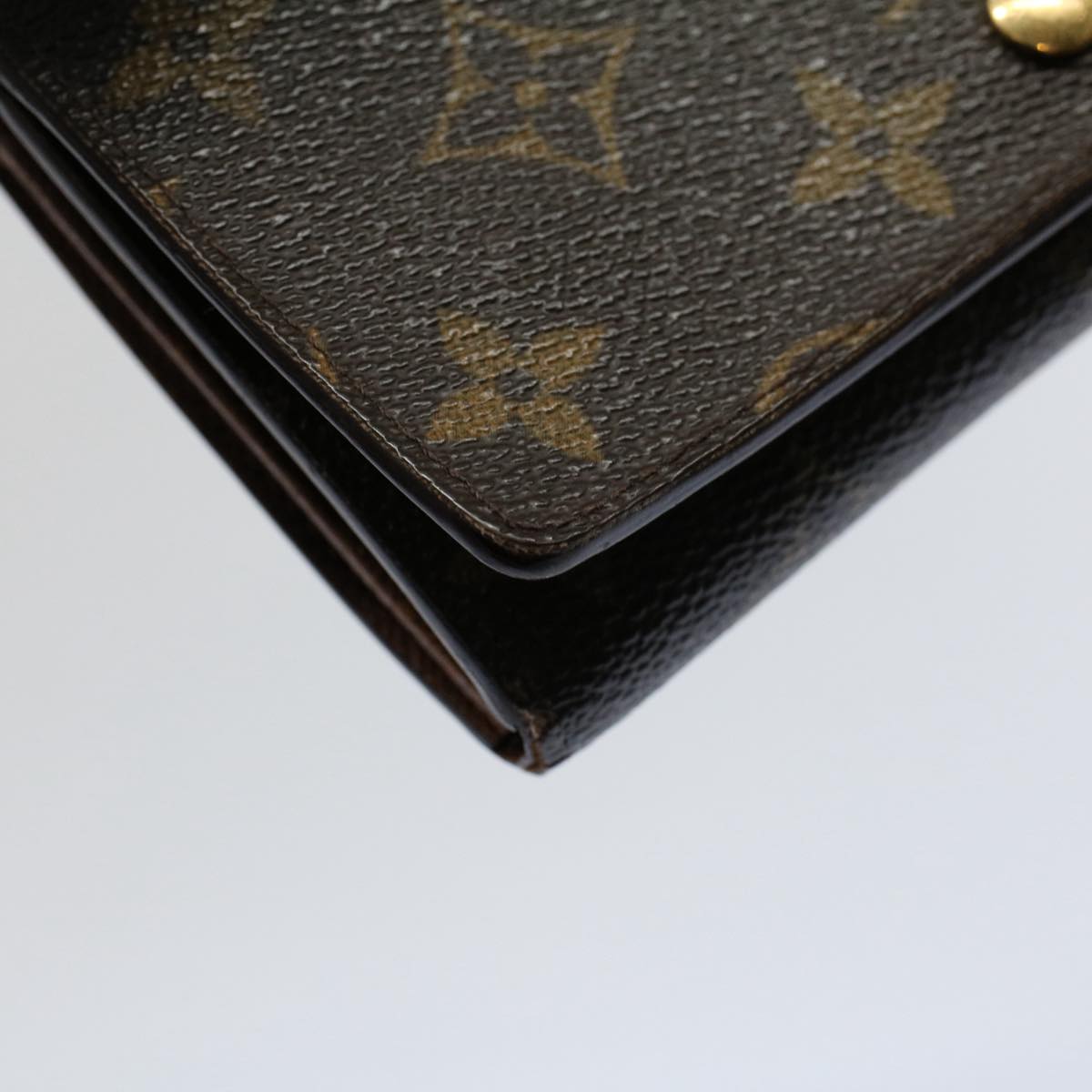 LOUIS VUITTON Monogram Portefeuille Tresol Wallet M61736 LV Auth bs9499