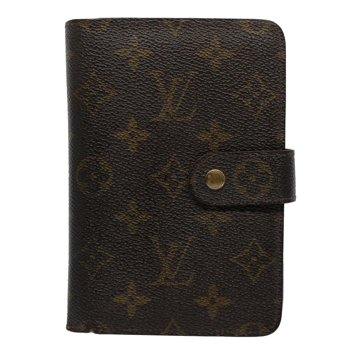 LOUIS VUITTON Monogram Porto Papie Zip Wallet M61207 LV Auth bs9502