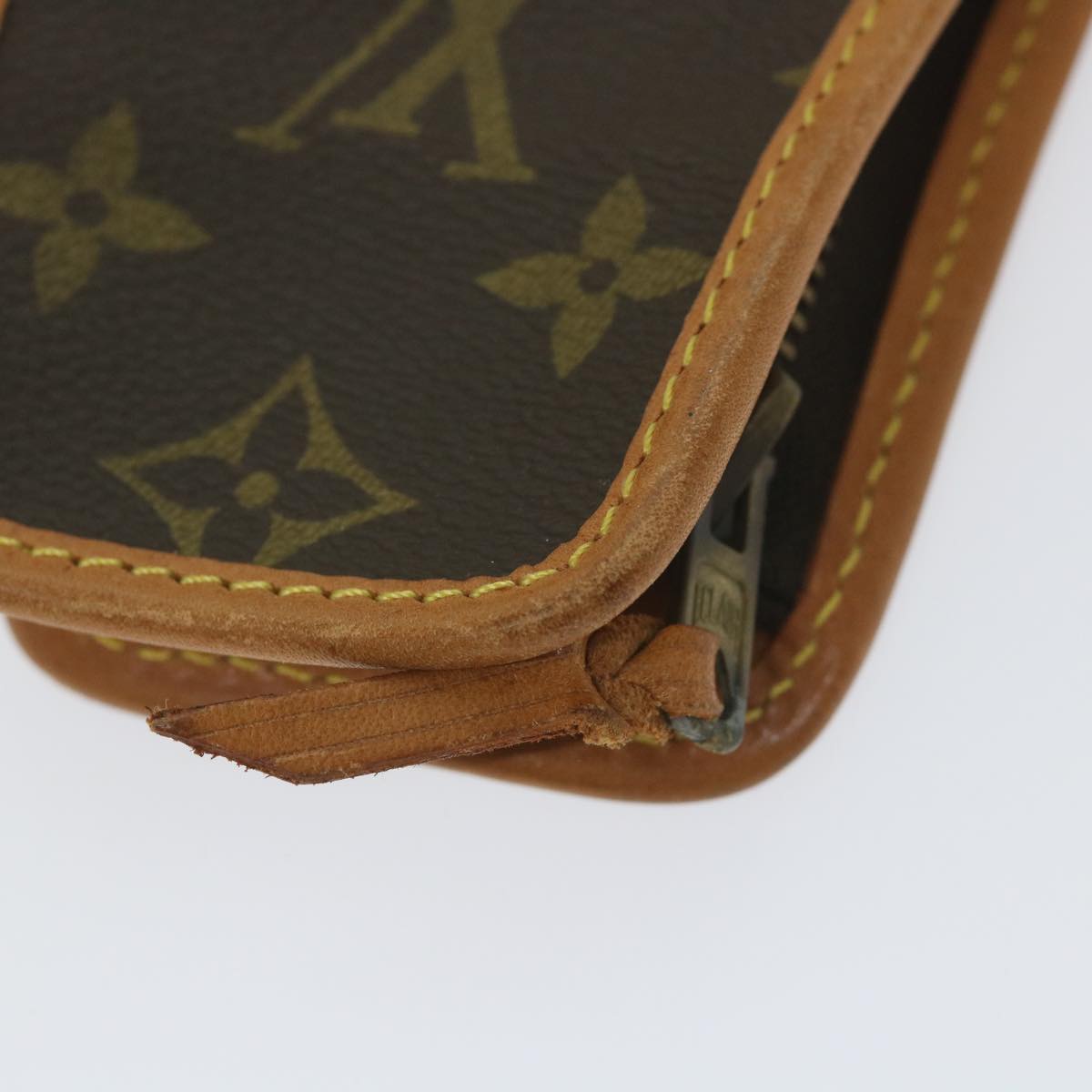 LOUIS VUITTON Monogram Racket Case LV Auth bs9542