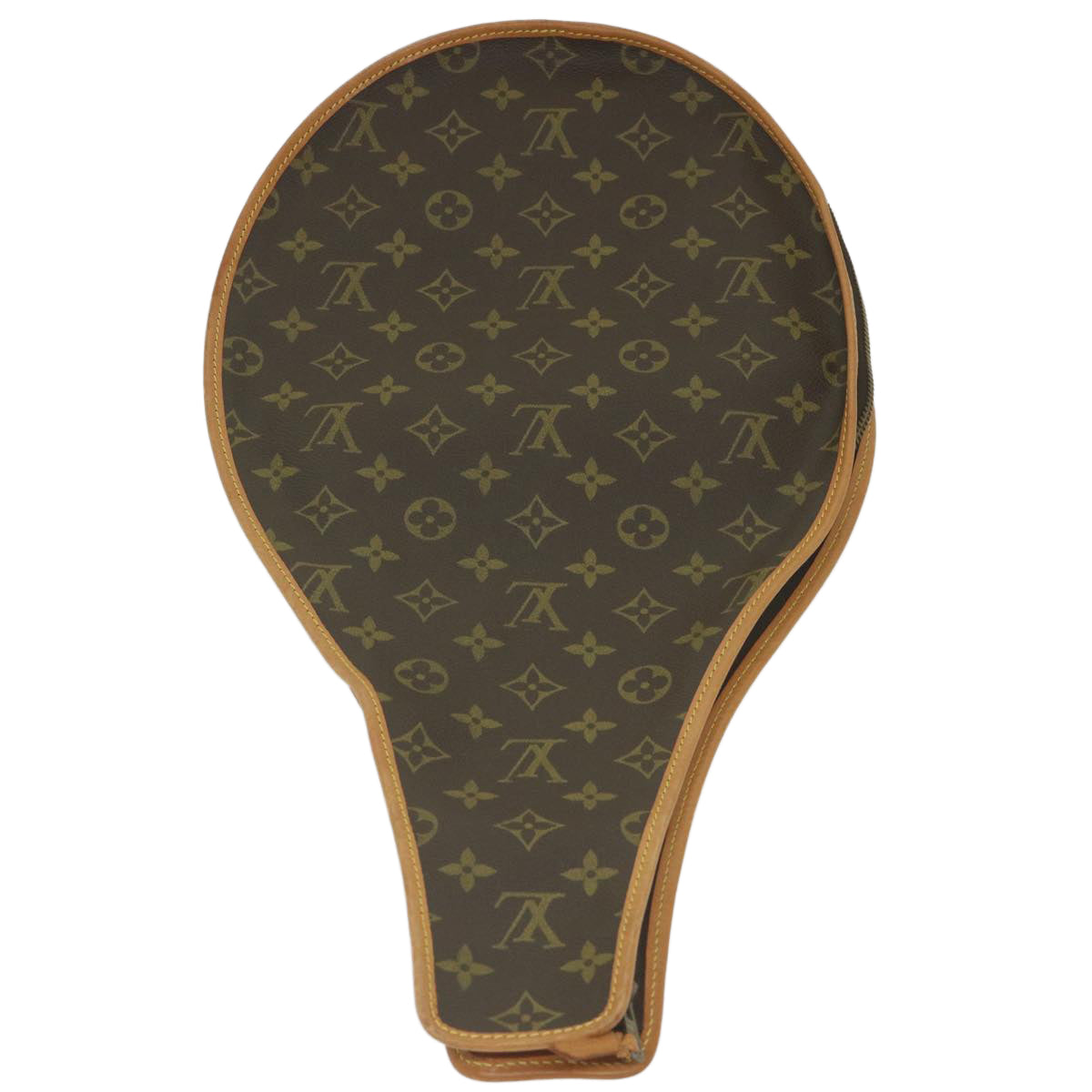 LOUIS VUITTON Monogram Racket Case LV Auth bs9542