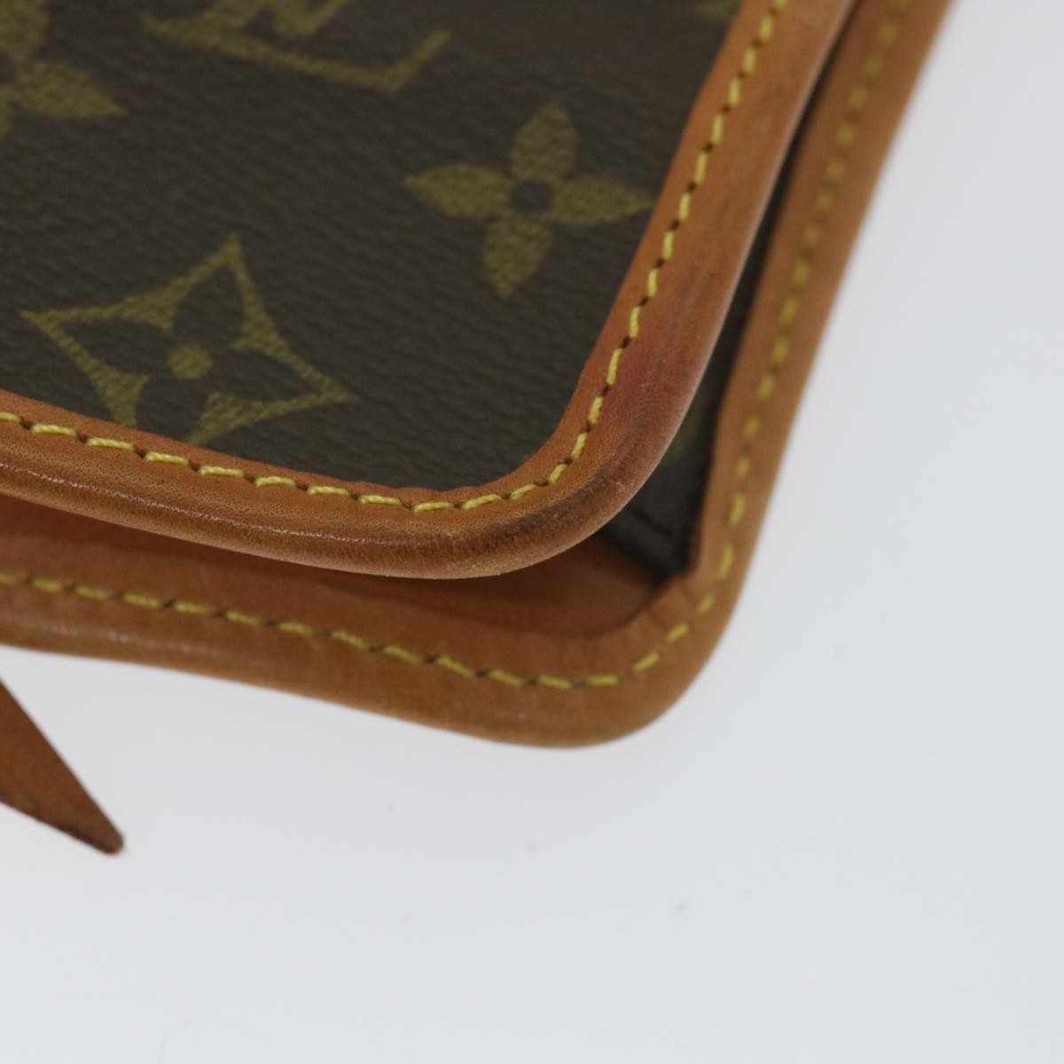 LOUIS VUITTON Monogram Racket Case LV Auth bs9542