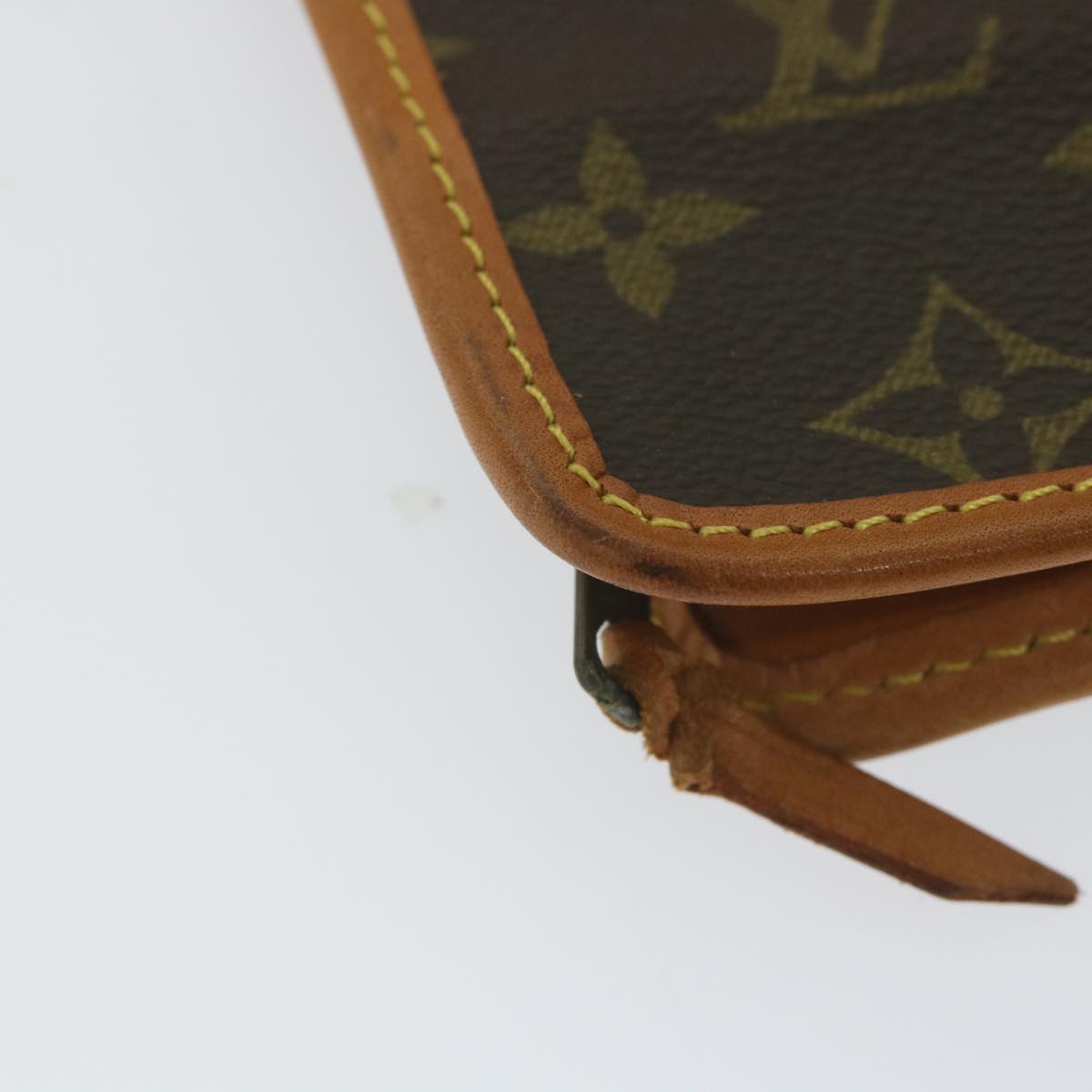 LOUIS VUITTON Monogram Racket Case LV Auth bs9542