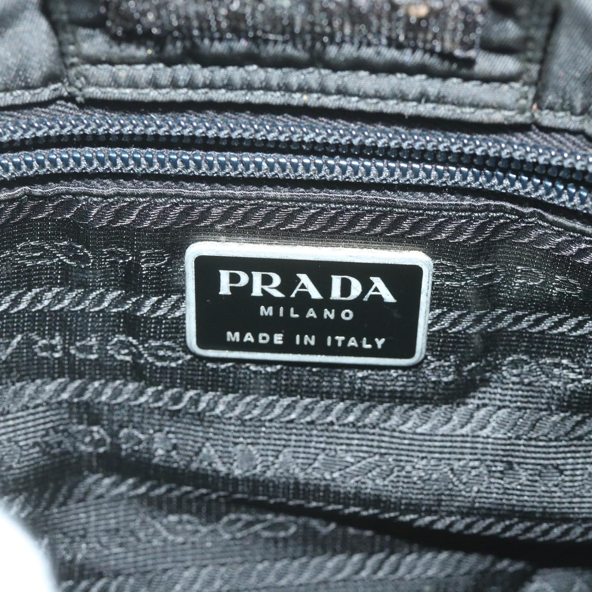 PRADA Shoulder Bag Nylon Green Auth bs9544