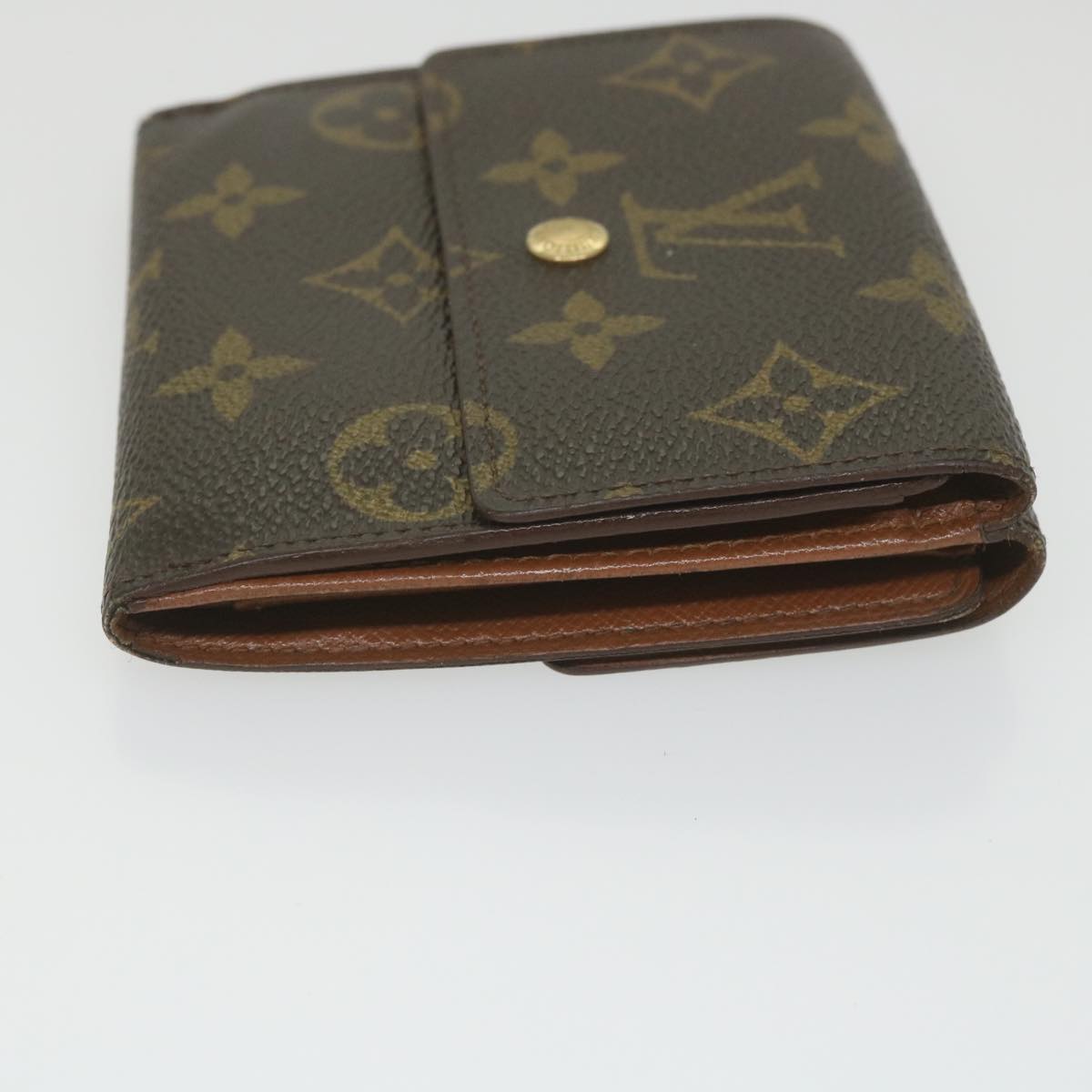 LOUIS VUITTON Monogram Portefeuille Elise Wallet M61654 LV Auth bs9560