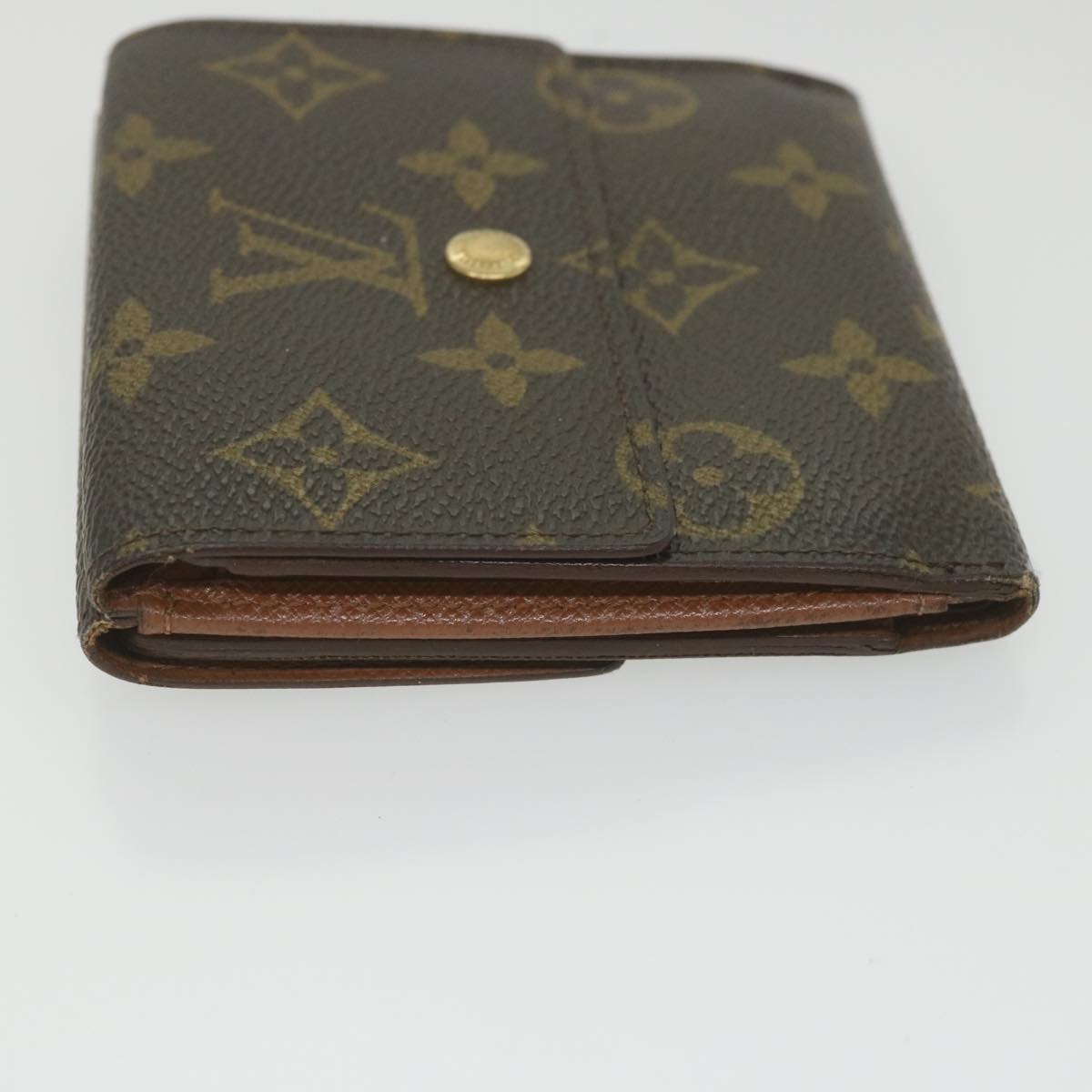 LOUIS VUITTON Monogram Portefeuille Elise Wallet M61654 LV Auth bs9560