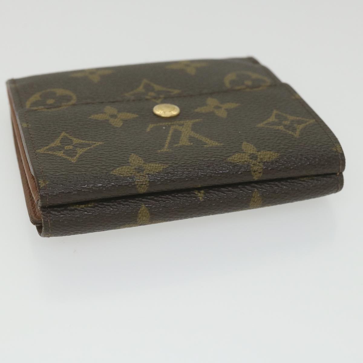 LOUIS VUITTON Monogram Portefeuille Elise Wallet M61654 LV Auth bs9560