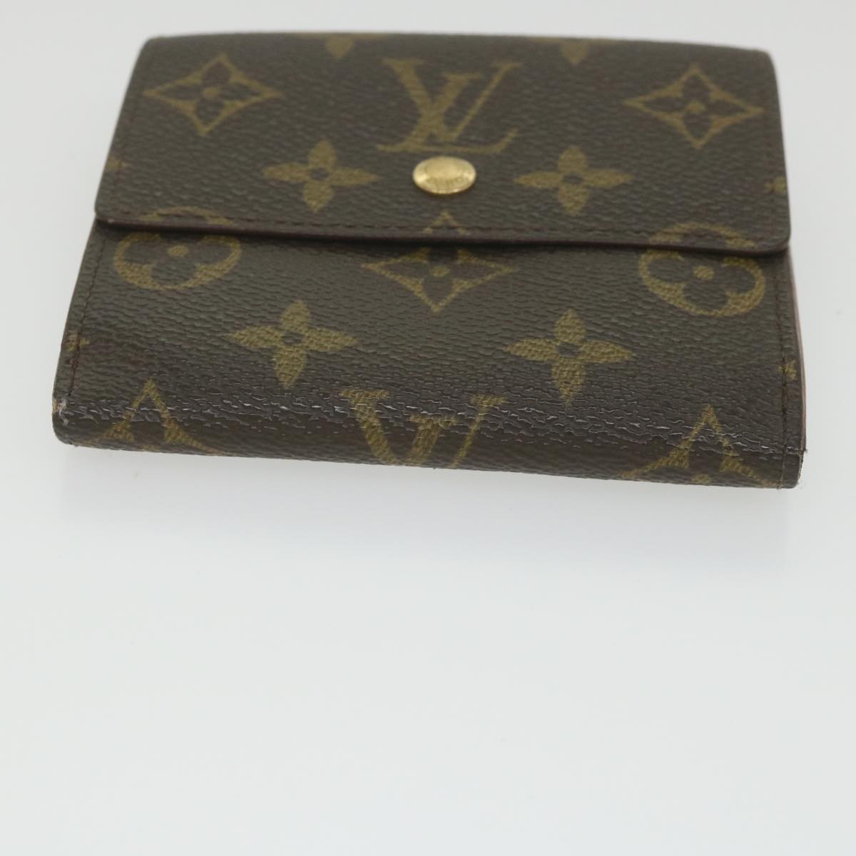 LOUIS VUITTON Monogram Portefeuille Elise Wallet M61654 LV Auth bs9560