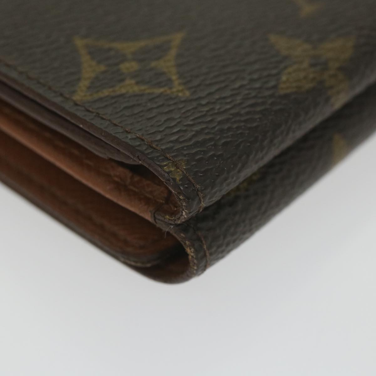 LOUIS VUITTON Monogram Portefeuille Elise Wallet M61654 LV Auth bs9560