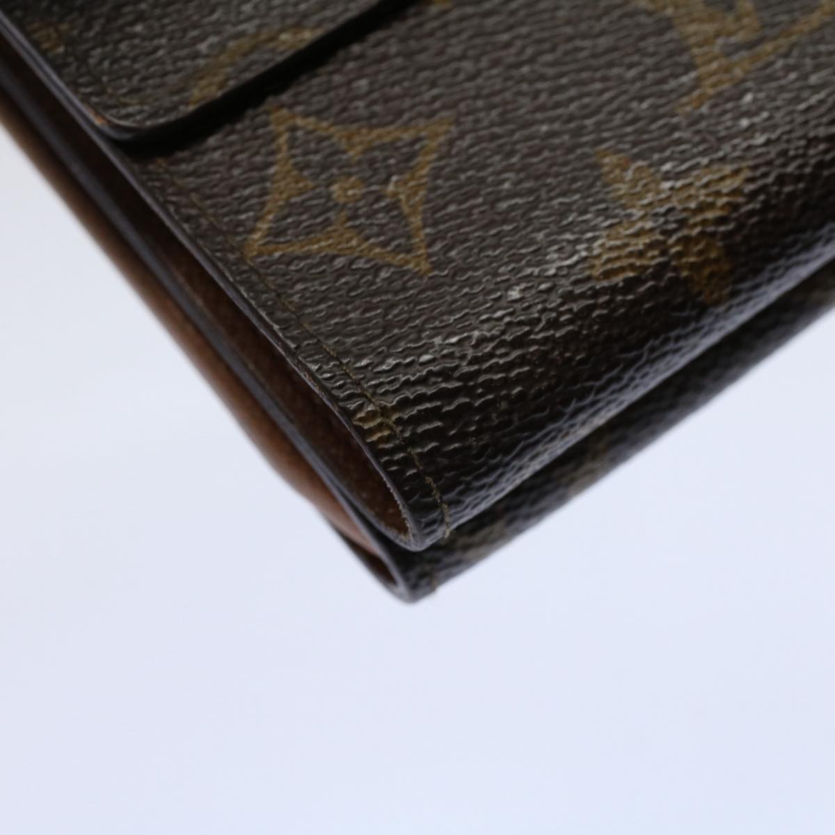 LOUIS VUITTON Monogram Portefeuille Elise Wallet M61654 LV Auth bs9563