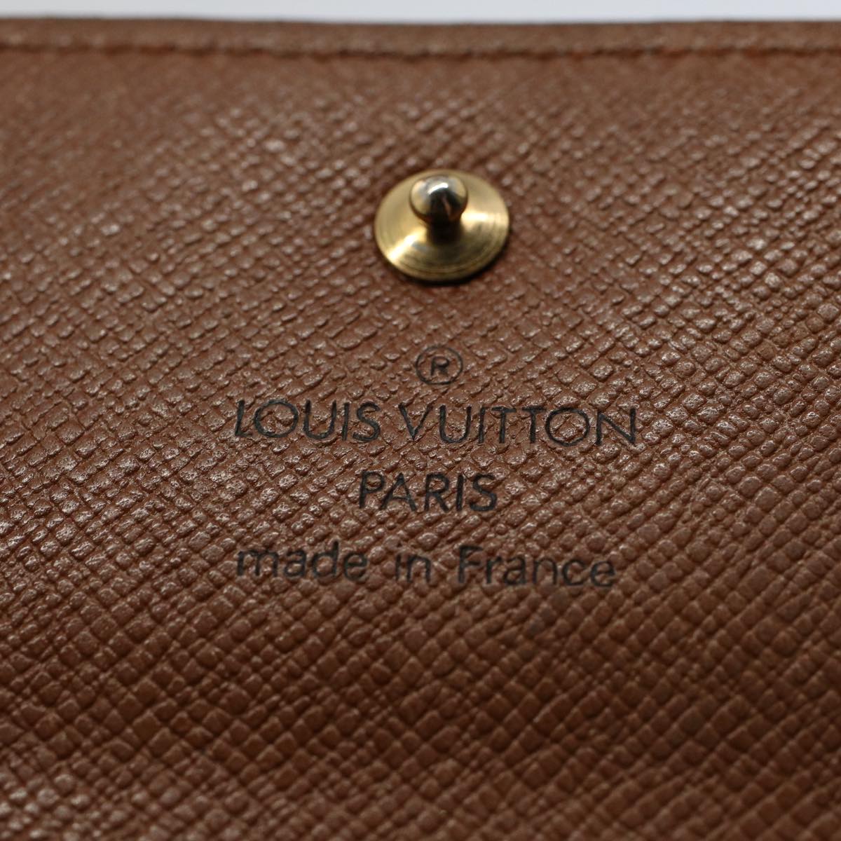 LOUIS VUITTON Monogram Portefeuille Elise Wallet M61654 LV Auth bs9563