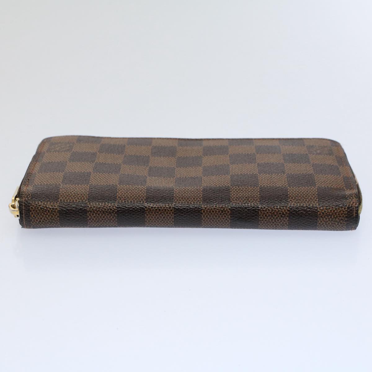 LOUIS VUITTON Damier Ebene Zippy Wallet Long Wallet N41661 LV Auth bs9568