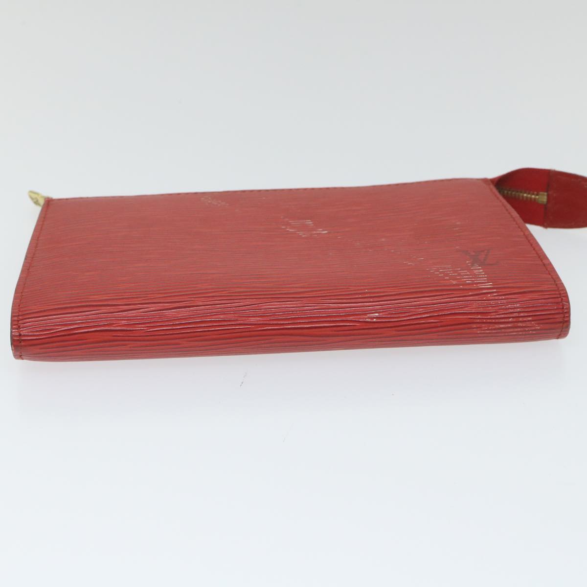 LOUIS VUITTON Epi Pochette Accessoires Accessory Pouch Red M52987 LV Auth bs9586