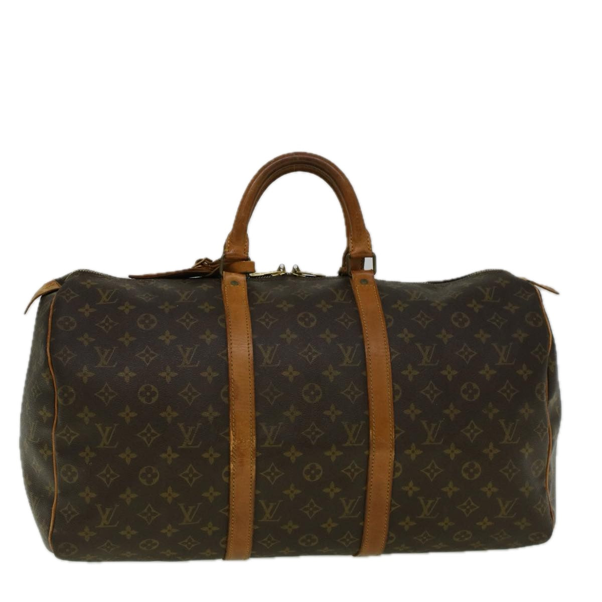 LOUIS VUITTON Monogram Keepall 50 Boston Bag M41426 LV Auth bs9618