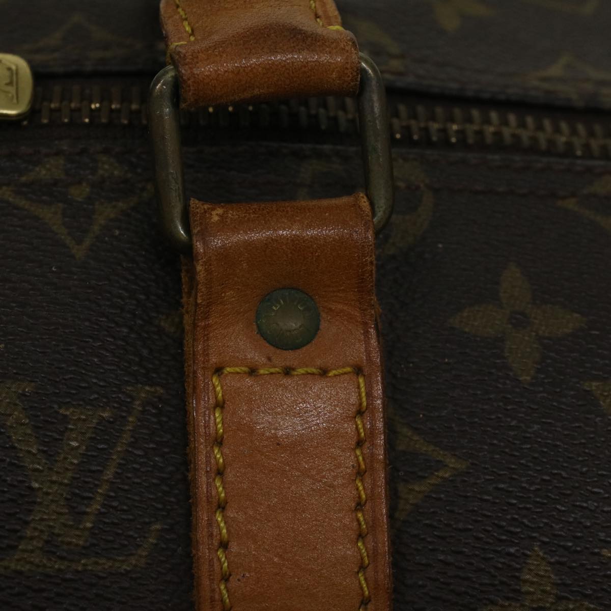 LOUIS VUITTON Monogram Keepall 50 Boston Bag M41426 LV Auth bs9618