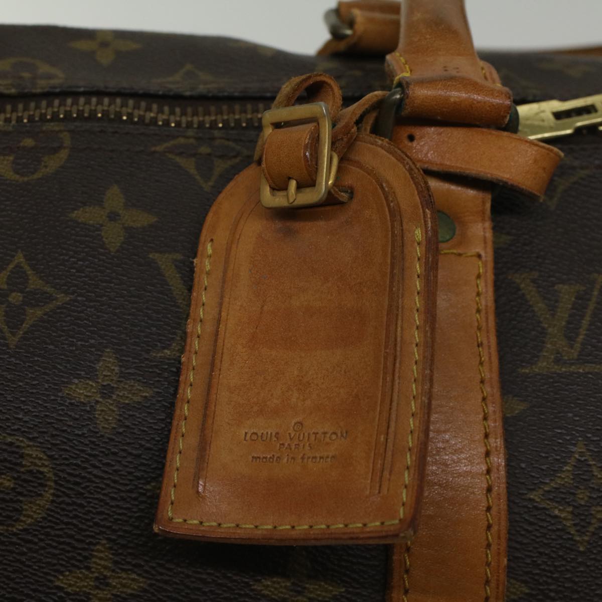 LOUIS VUITTON Monogram Keepall 50 Boston Bag M41426 LV Auth bs9618