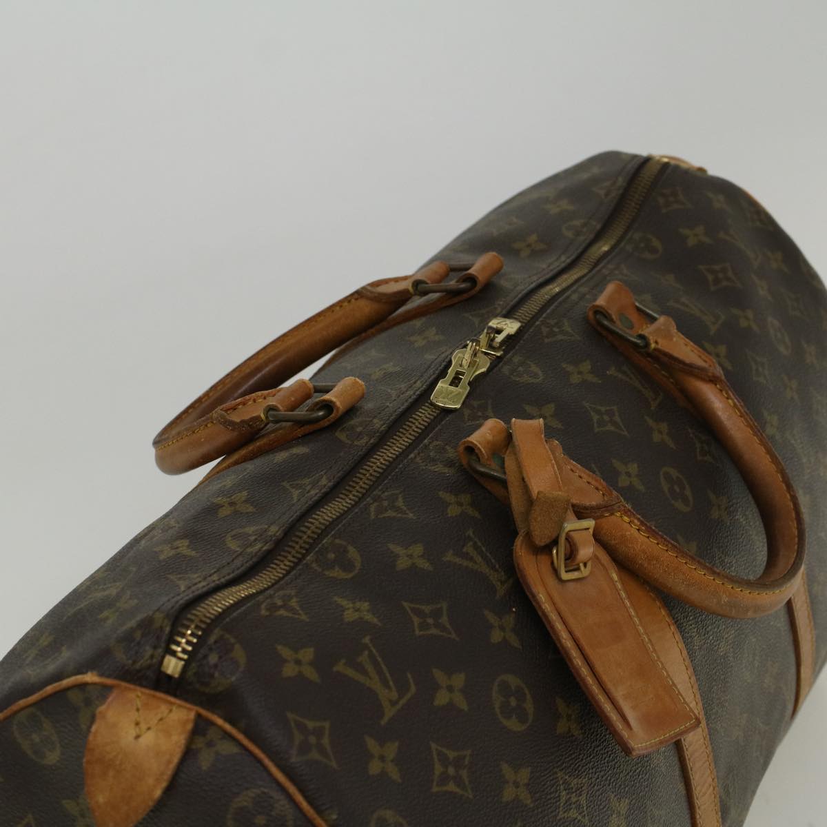 LOUIS VUITTON Monogram Keepall 50 Boston Bag M41426 LV Auth bs9618