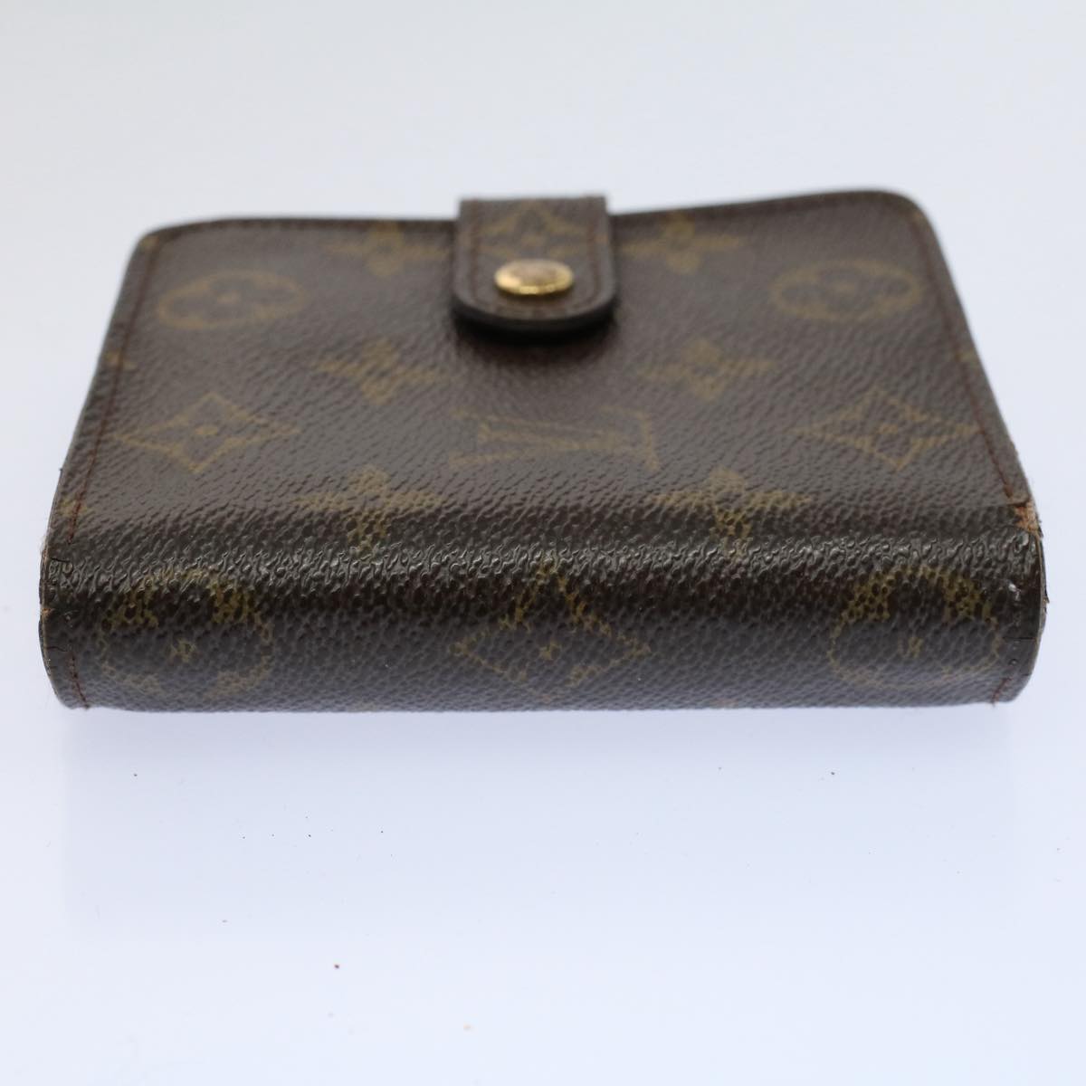 LOUIS VUITTON Monogram Compact Zip Wallet M61667 LV Auth bs9638