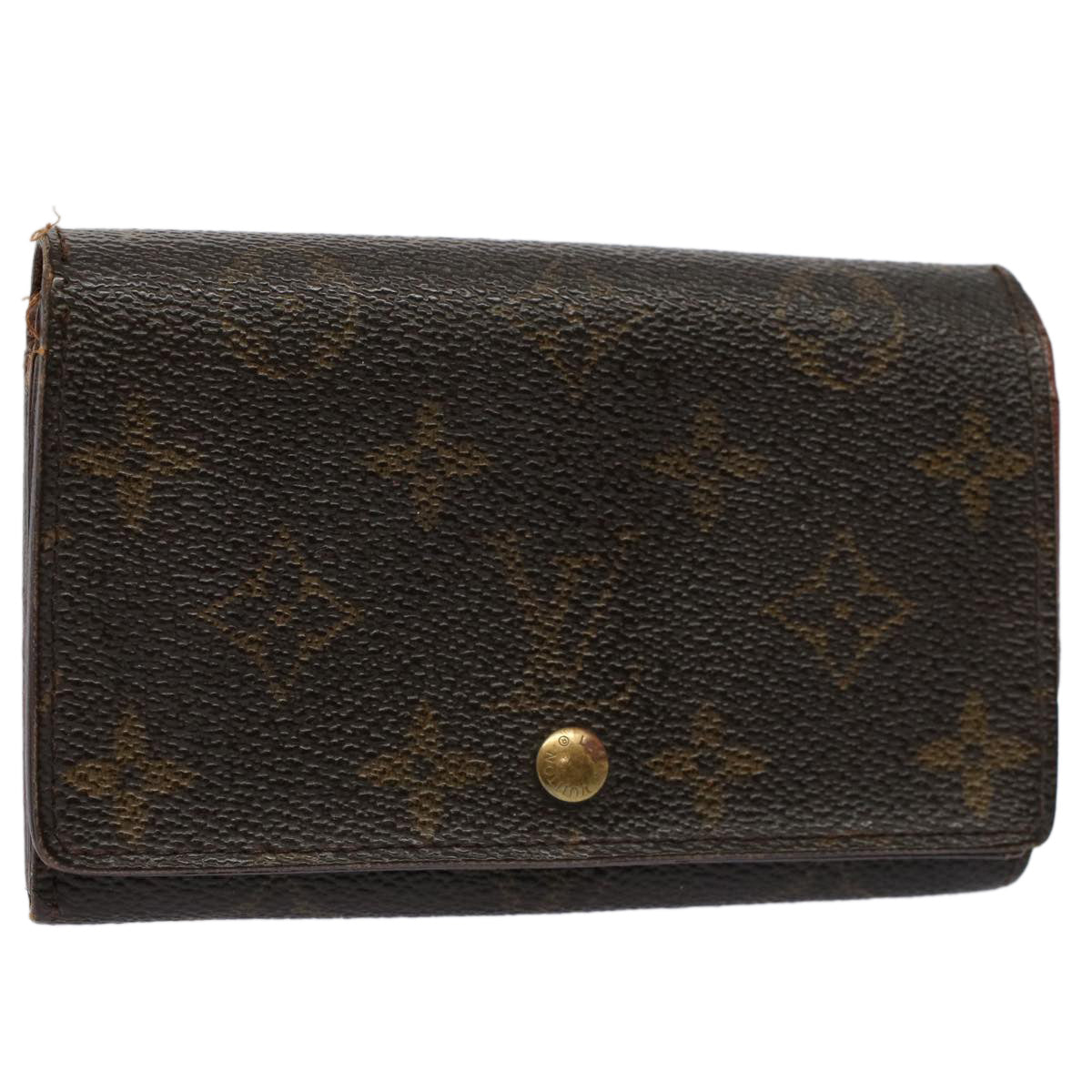 LOUIS VUITTON Monogram Portefeuille Tresol Wallet M61736 LV Auth bs9639