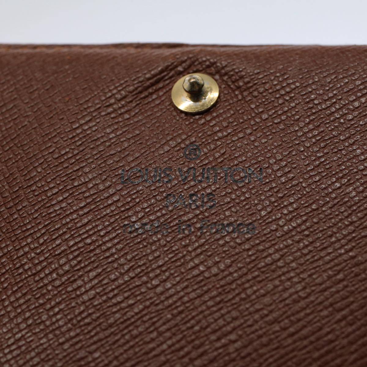 LOUIS VUITTON Monogram Portefeuille Tresol Wallet M61736 LV Auth bs9639