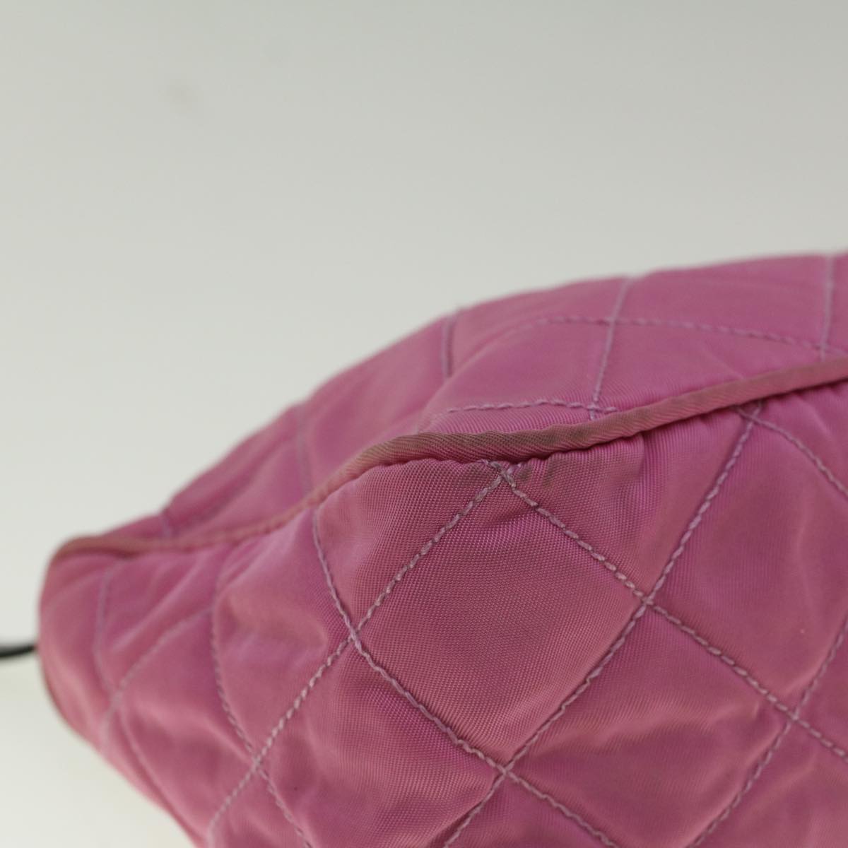 PRADA Pouch Nylon Pink Auth bs9660