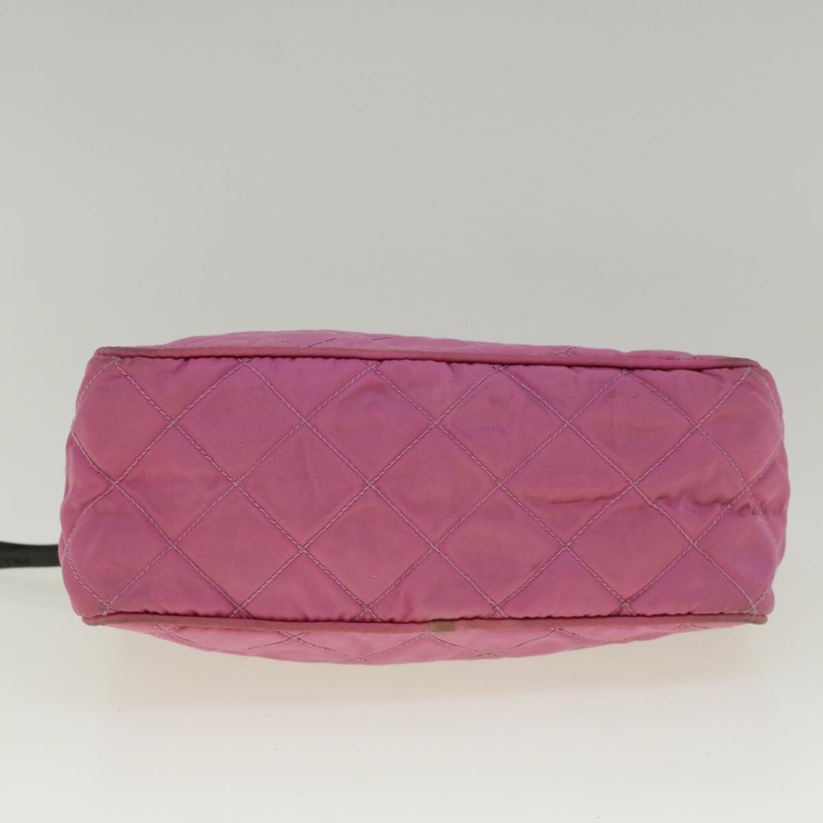 PRADA Pouch Nylon Pink Auth bs9660