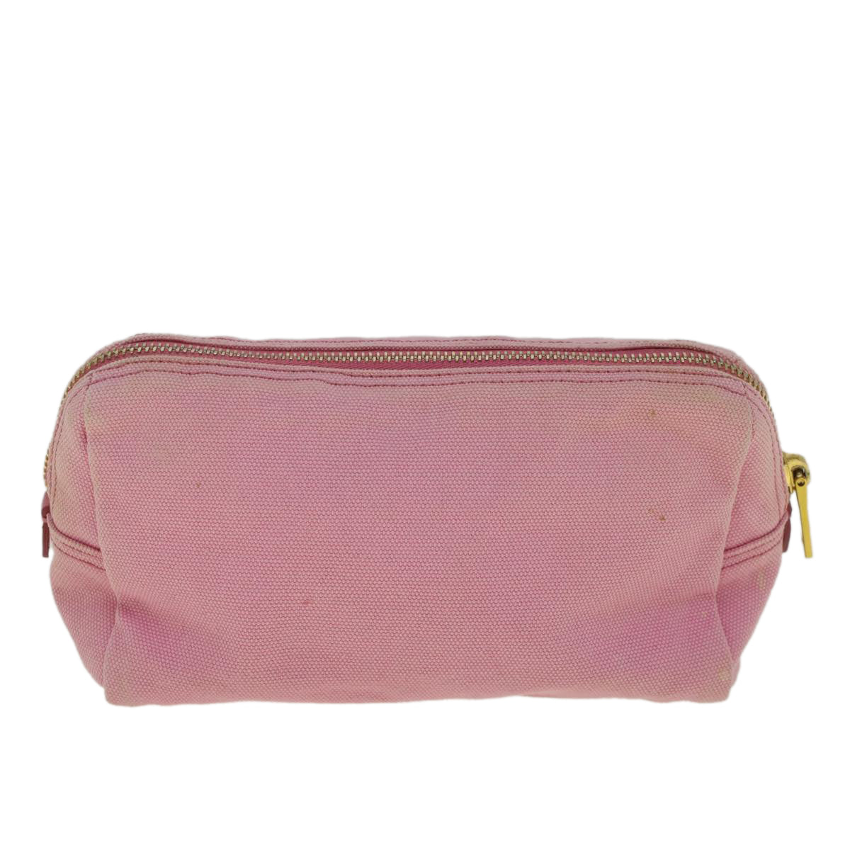 PRADA Pouch Canvas Pink Auth bs9661