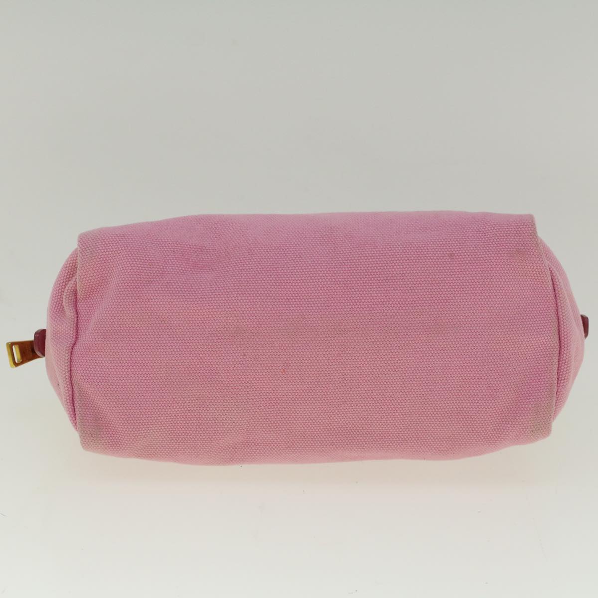 PRADA Pouch Canvas Pink Auth bs9661