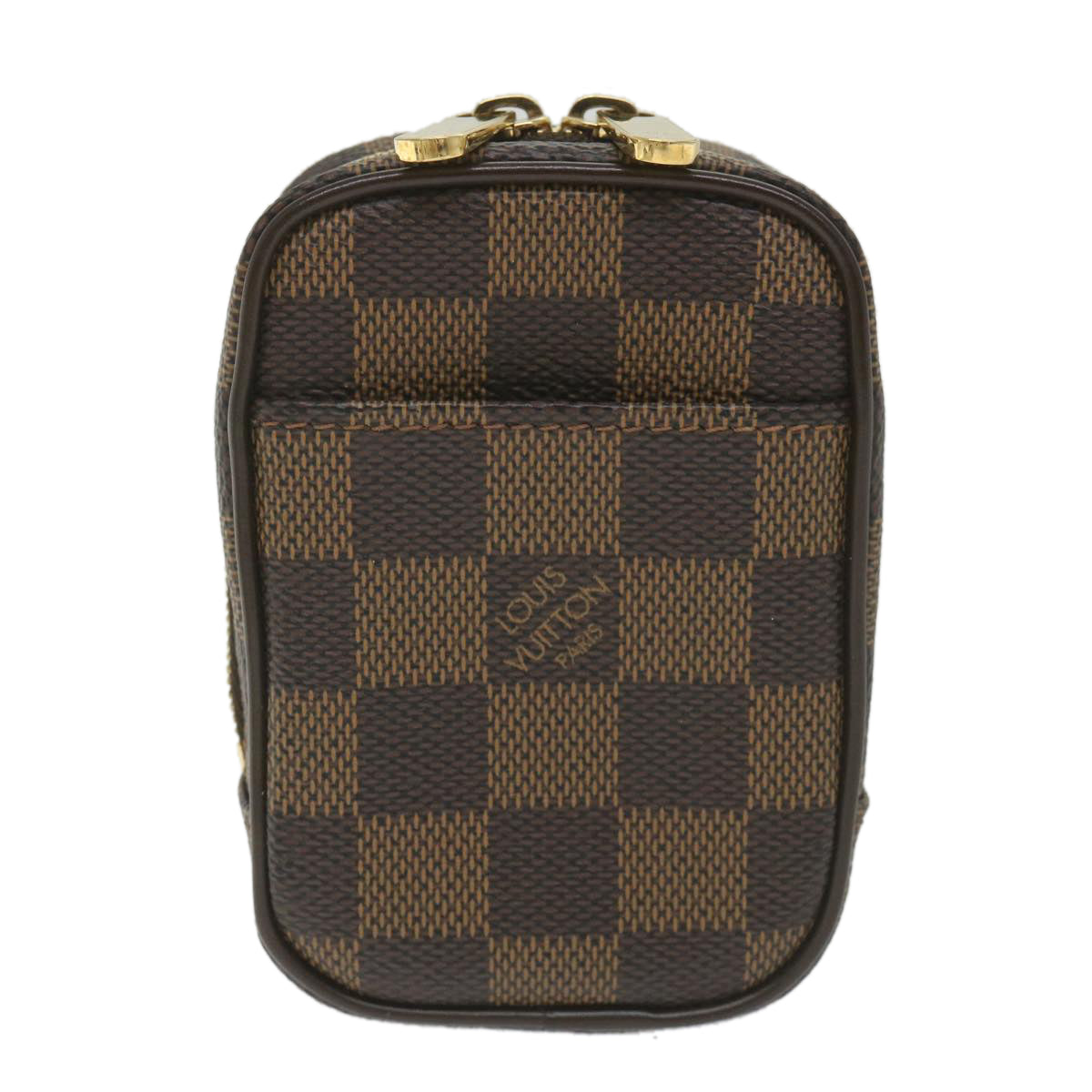 LOUIS VUITTON Damier Ebene Etui Okapi PM Pouch N61738 LV Auth bs9699