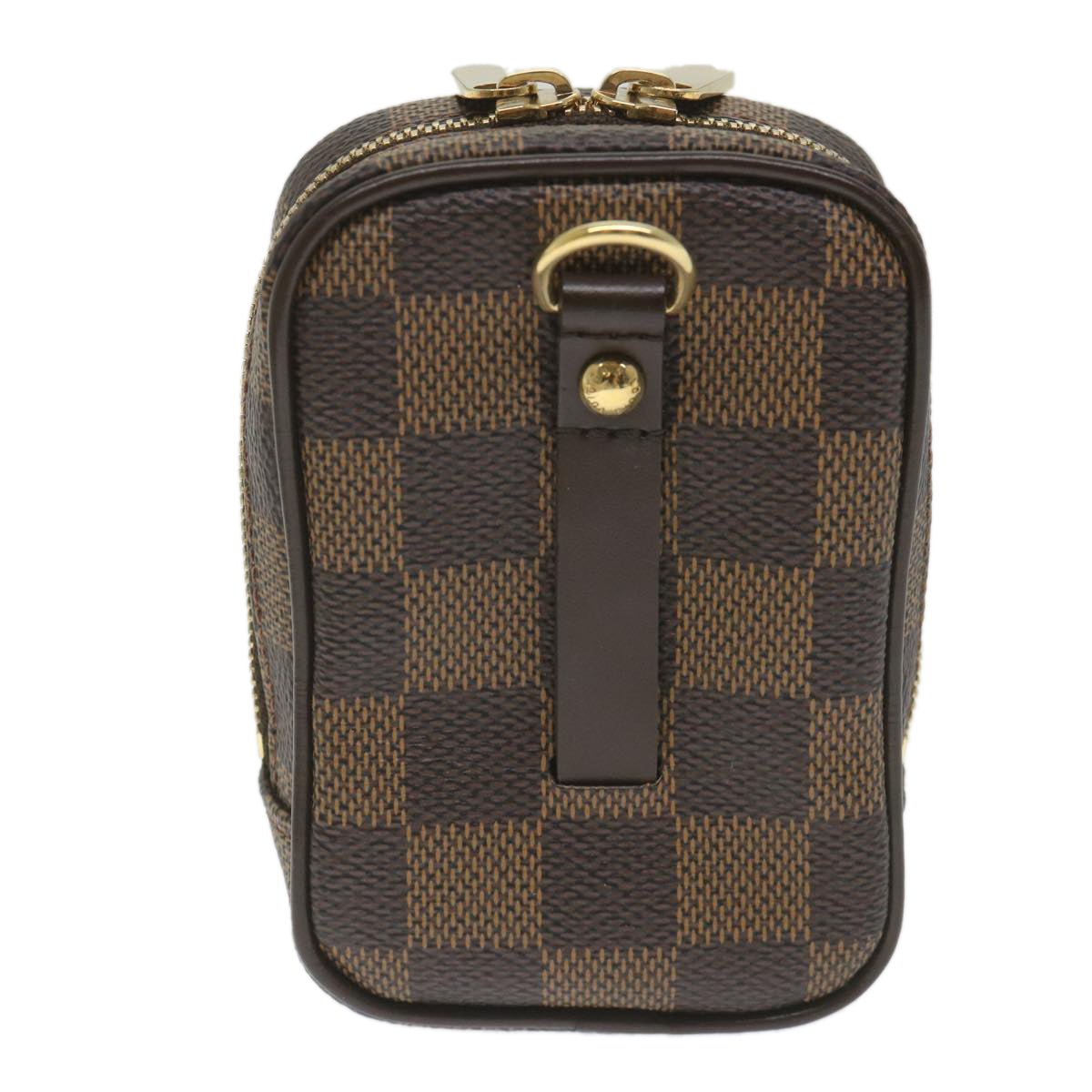 LOUIS VUITTON Damier Ebene Etui Okapi PM Pouch N61738 LV Auth bs9699