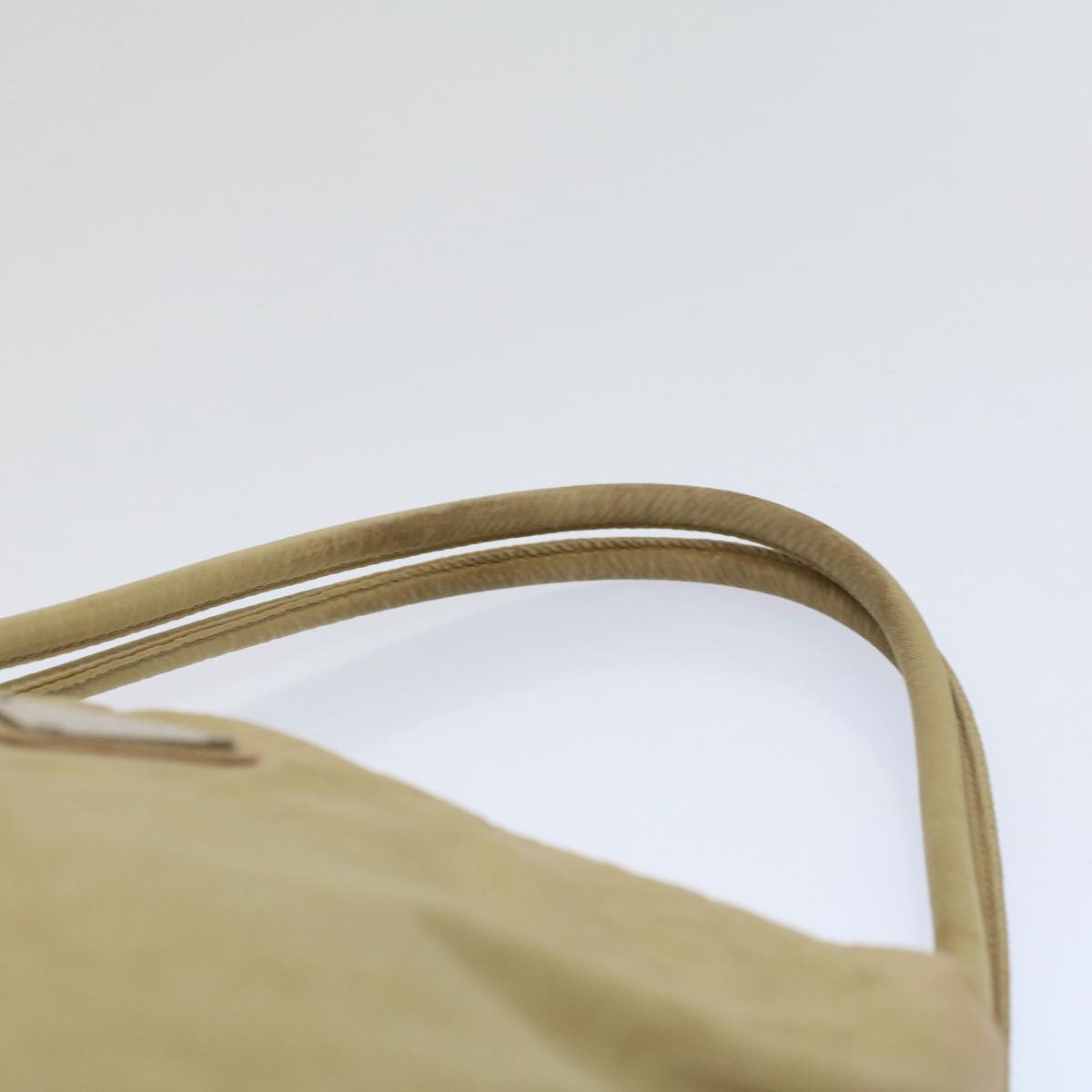 PRADA Tote Bag Nylon Khaki Auth bs9732